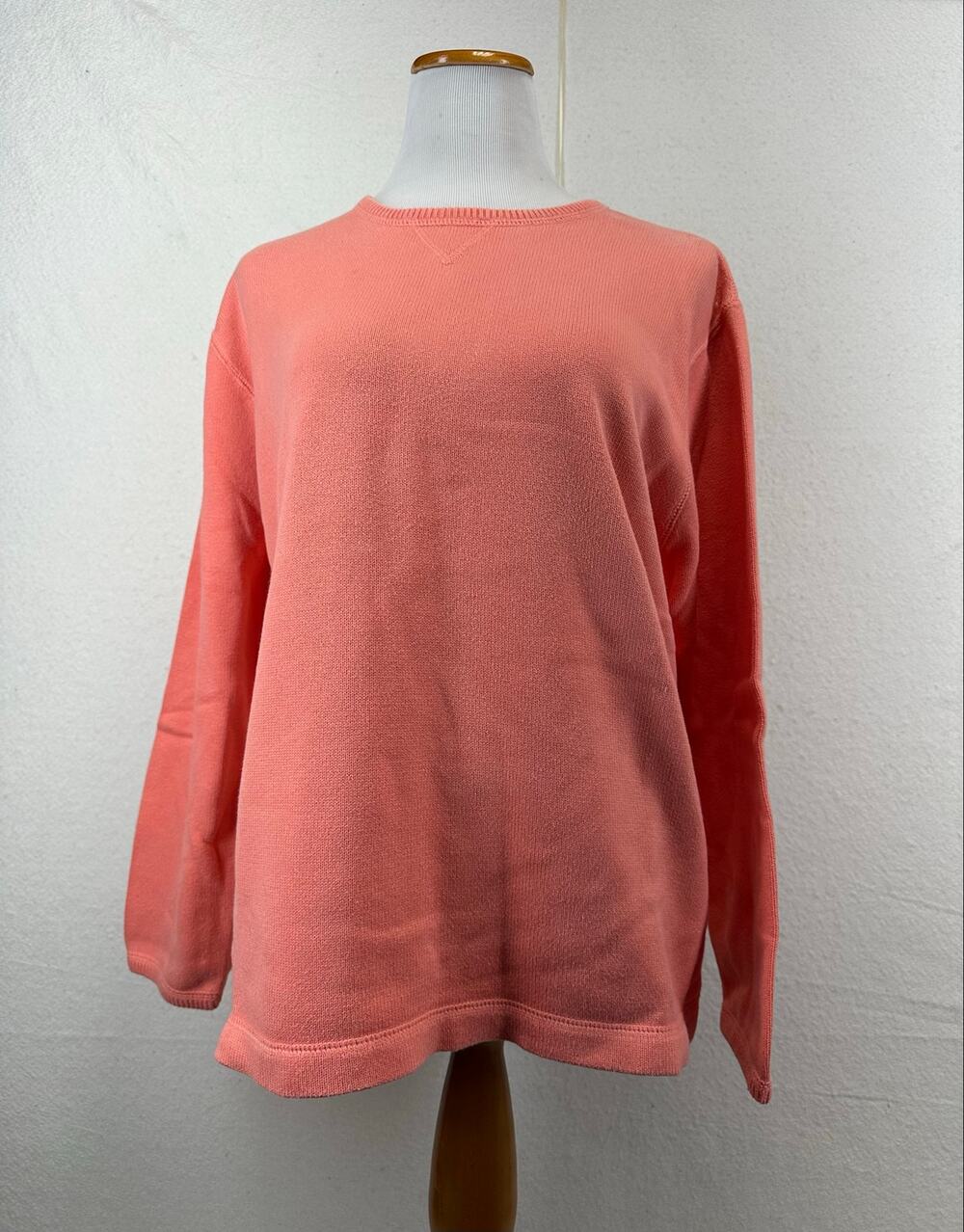 Eddie Bauer Y2K Women's Crewneck 100% Cotton Sweater SZ XL Comfort Heritage